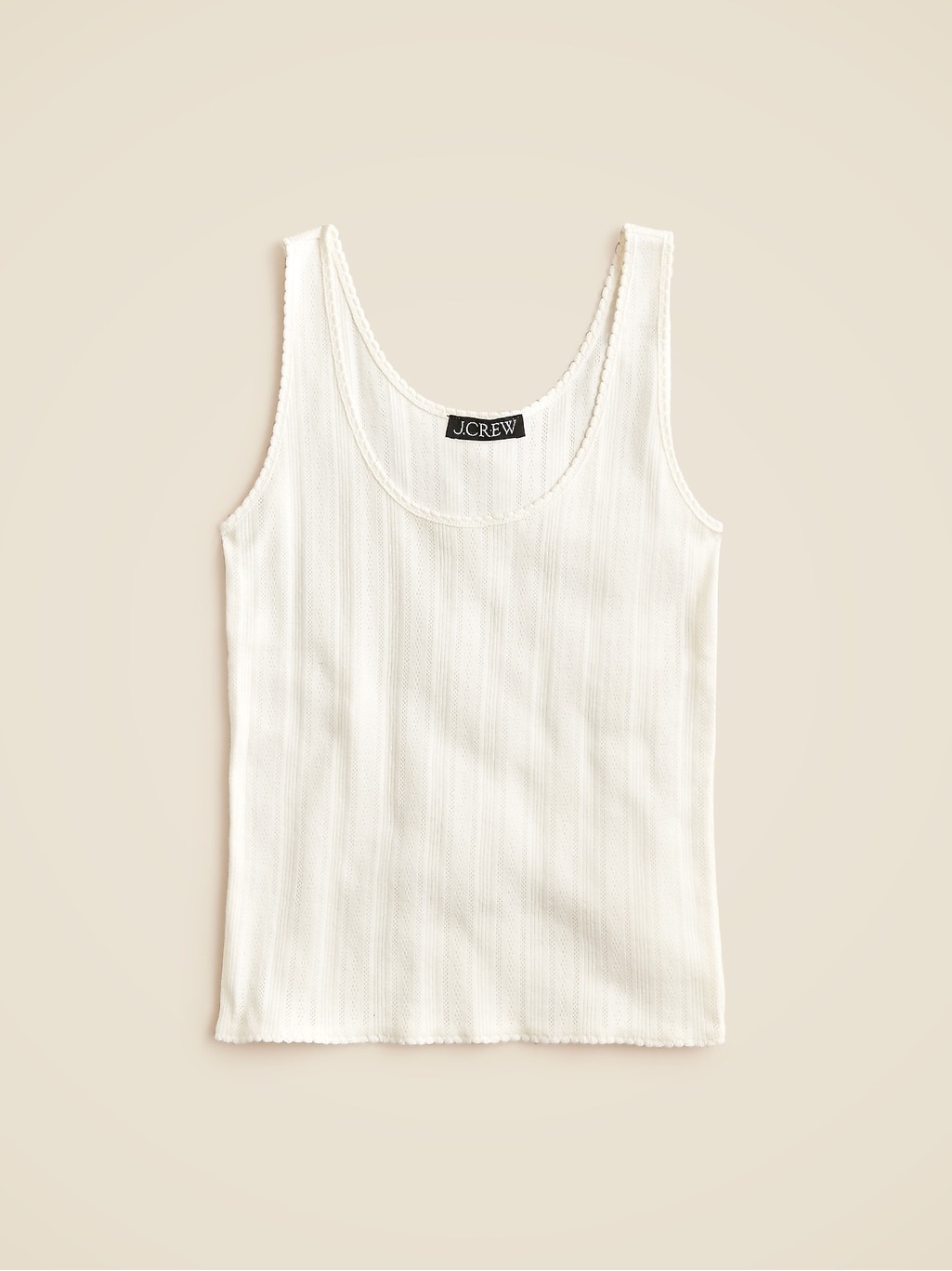 J Crew Pointelle Tank Top